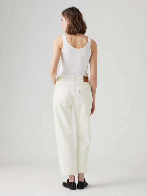 Jeansy regular fit damskie Levi's 501 90S Ankle Blank Slate A9150-0004 26-29 Białe (5401157503881) - obraz 4