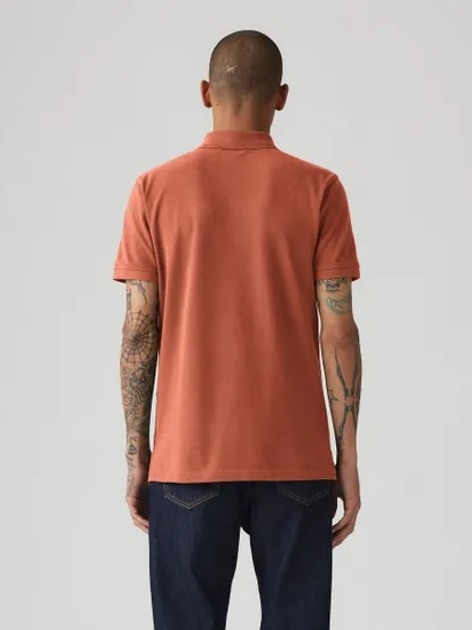 Koszulka polo męska Levi's Levis Hm Polo Etruscan Red Pique 35883-0278 S Pomarańczowa (5401187099569) - obraz 2