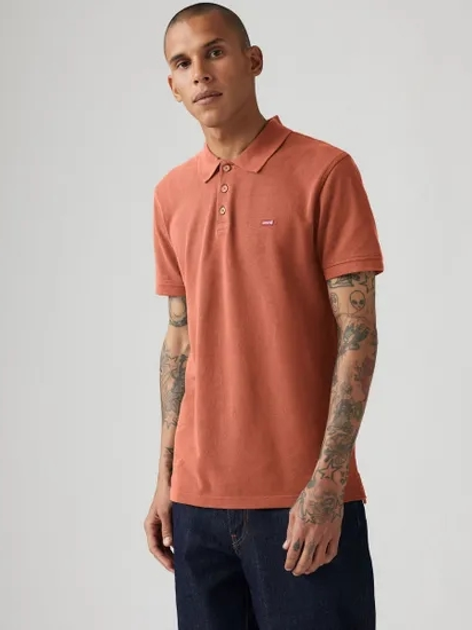 Koszulka polo męska Levi's Levis Hm Polo Etruscan Red Pique 35883-0278 S Pomarańczowa (5401187099569) - obraz 3