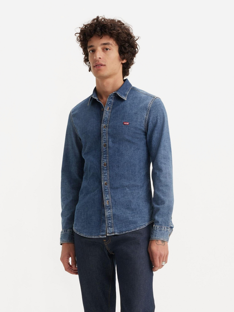 Koszula męska jeansowa Levi's Ls Battery Hm Shirt Slim Trinity Medium 86625-0052 2XL Niebieska (5401157260258) - obraz 1