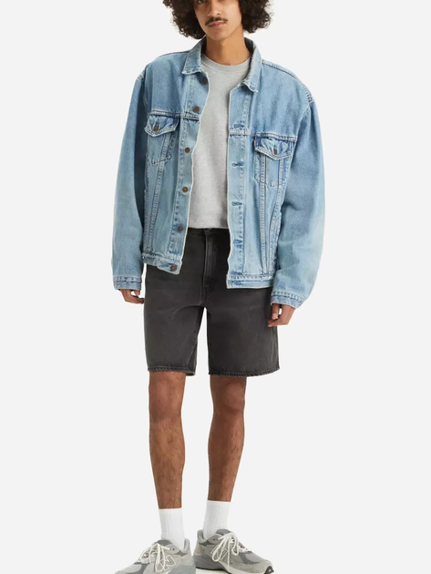 Шорти джинсові подовжені чоловічі Levi's 468 Loose Shorts We Got Motion Shorts A8461-0006 32 Темно-сірі (5401157187142) - зображення 6