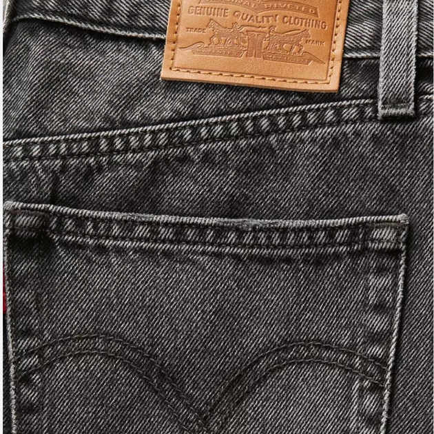 Spodenki damskie jeansowe Levi's High Baggy Short Wheres My Phone A9311-0003 24 Czarne (5401157224847) - obraz 7