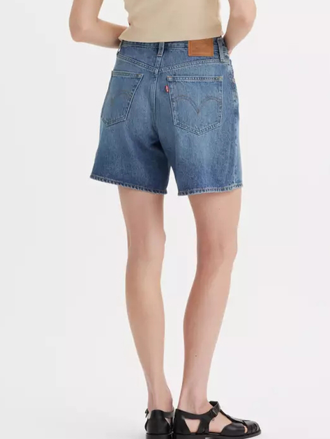 Spodenki damskie jeansowe krótkie Levi's High Baggy Short Worn Memory Short A9311-0005 29 Niebieskie (5401157248690) - obraz 2