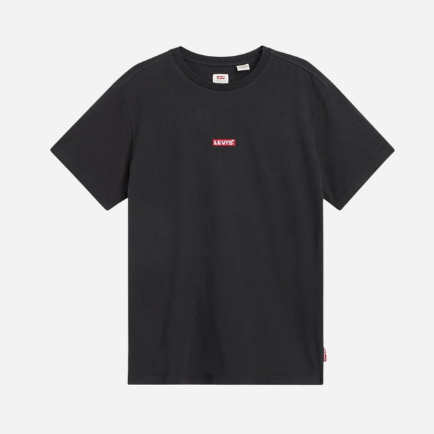 Футболка бавовняна довга чоловіча Levi's Ss Relaxed Baby Tab T Meteorite 79554-0025 XL Чорна (5401105120696) - зображення 5
