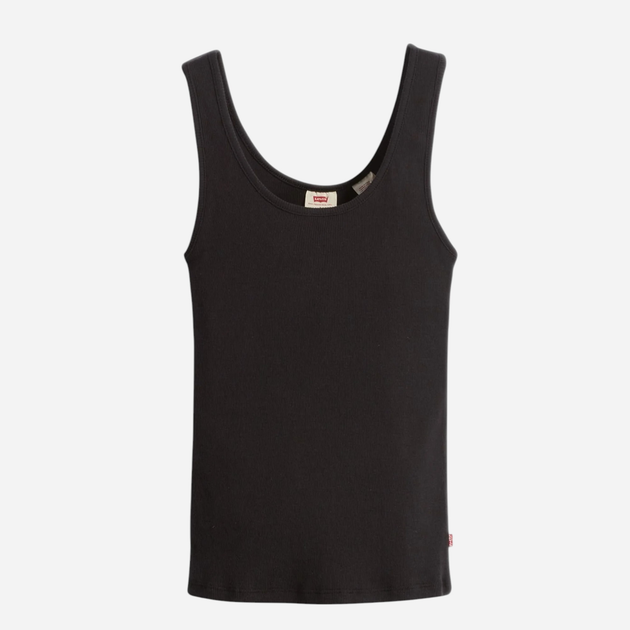 Koszulka na ramiączkach damska Levi's Essential Rib Tank Rib A5906-0000 S Czarna (5401105959227) - obraz 5