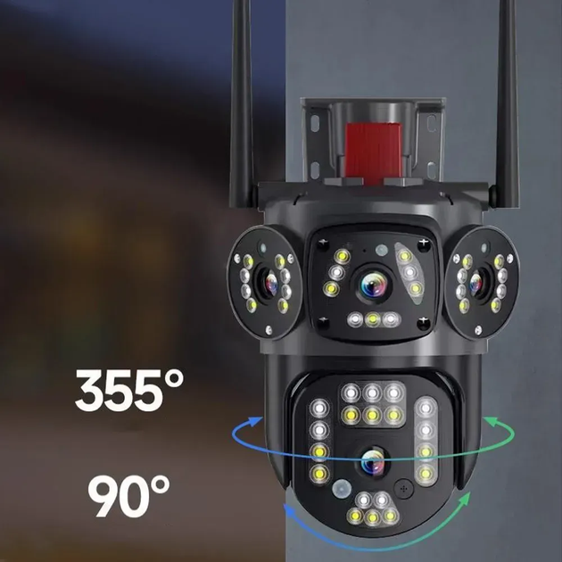 Вулична WIFI камера відеоспостереження 4MP з датчиком руху, 3L-VB30 (L) - зображення 4