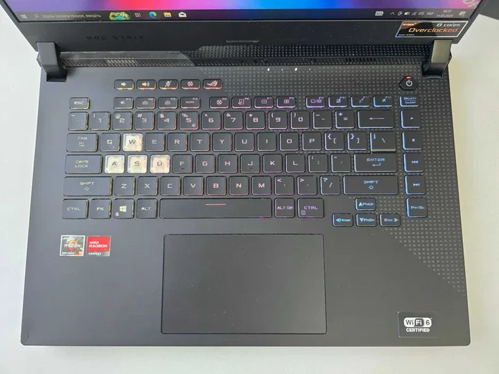 Ноутбук Asus ROG STIX G15 R9 5900HX/RX 6800M 12GB/RAM 32GB/SSD 512GB/IPS 144Hz Б\В - зображення 4