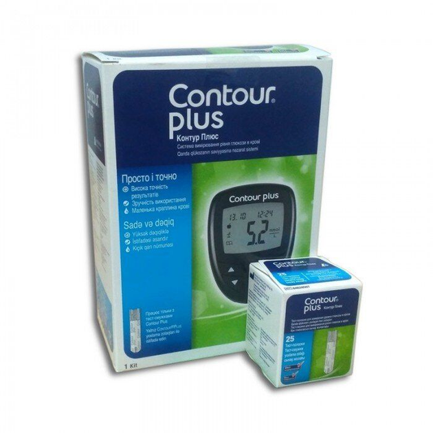 Глюкометр Contour Plus набір - зображення 1