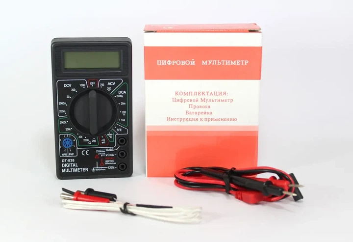 Мультиметр тестер вольтметр амперметр Digital DT-838 - изображение 6
