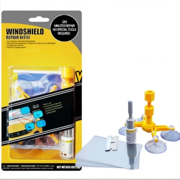 Полный набор для ремонта лобового стекла Sunroz Windshield Repair Kit - изображение 2