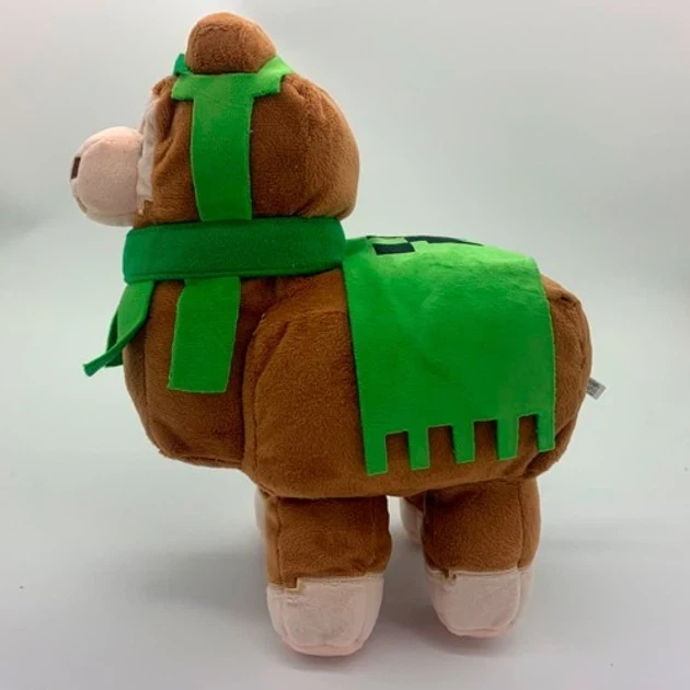 Детская игрушка Лама с накидкой Крипера Альпака из игры Minecraft 28 см - Фото 2 Детская игрушка Лама с накидкой Крипера Альпака из игры Minecraft 28 см - изображение 2