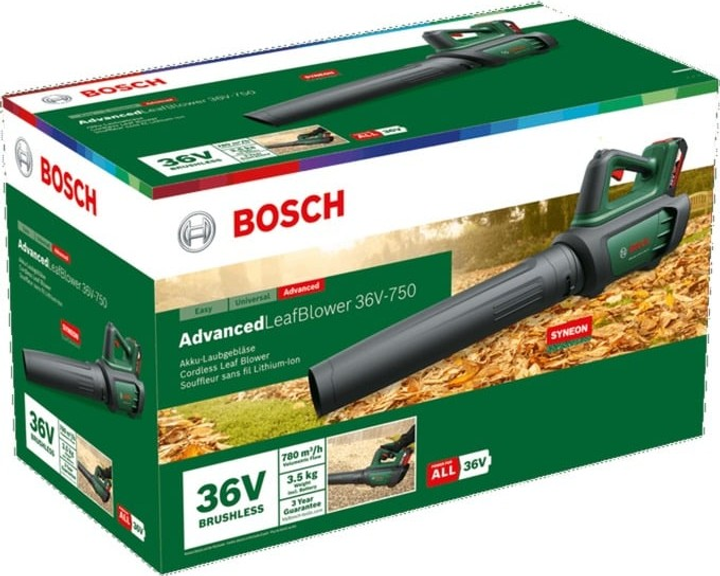 Повітродувка Bosch Advanced LeafBlower 36V-750 Solo без акумулятора та зарядного пристрою (06008C6001) - зображення 3
