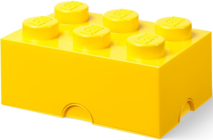 Pojemnik w kształcie klocka LEGO Storage Brick 6 żółty (40000802) (5711938247195) - obraz 2