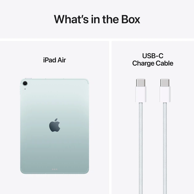 Планшет Apple iPad Air 11" M3 2025 Wi-Fi + Cellular 256GB Blue (MCG14) - зображення 10