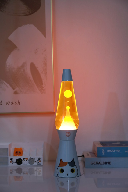 Нічник iTotal Lava Lamp Orange Cat (8059037078577) - зображення 4
