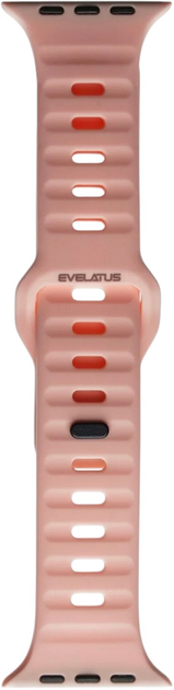 Ремінець Evelatus Sport Silicone Strap для Apple Watch Series 1/2/3/4/5/6/7/8/SE 38-41 мм Light Pink (4752192077426) - зображення 1