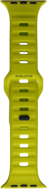 Ремінець Evelatus Sport Silicone Strap для Apple Watch Series 1/2/3/4/5/6/7/8/SE 38-41 мм Yellow (4752192077631) - зображення 1