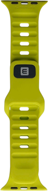 Ремінець Evelatus Sport Silicone Strap для Apple Watch Series 1/2/3/4/5/6/7/8/SE 42-45 мм Yellow (4752192077648) - зображення 2