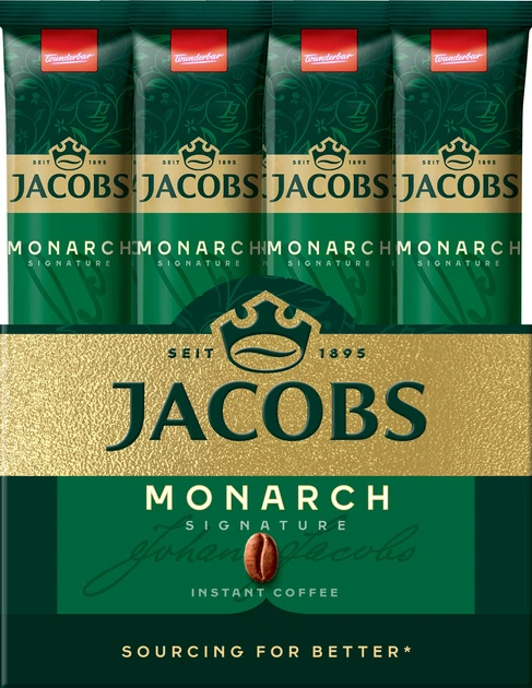 Кофе растворимый Jacobs Monarch 1.8 г х 26 стиков (4820206290168_4820206290021) - Фото 6 Кофе растворимый Jacobs Monarch 1.8 г х 26 стиков (4820206290168_4820206290021) - изображение 6
