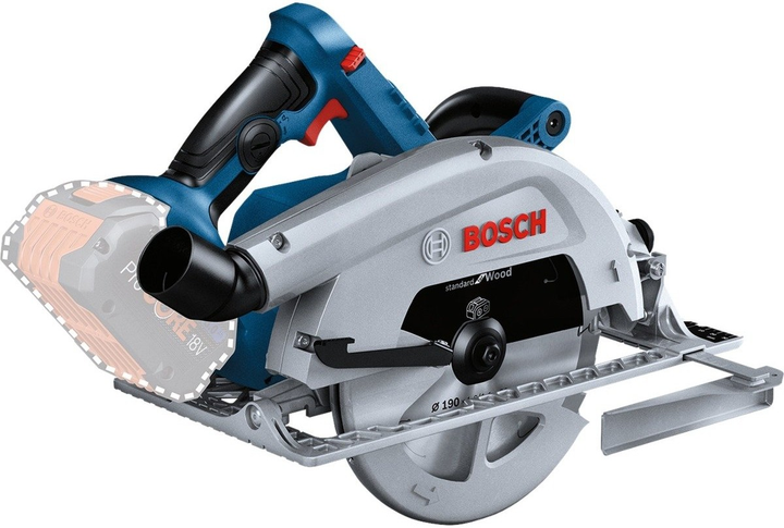 Акумуляторна циркулярна пила Bosch Professional GKS 18V-68 C (06016B5001) - зображення 2