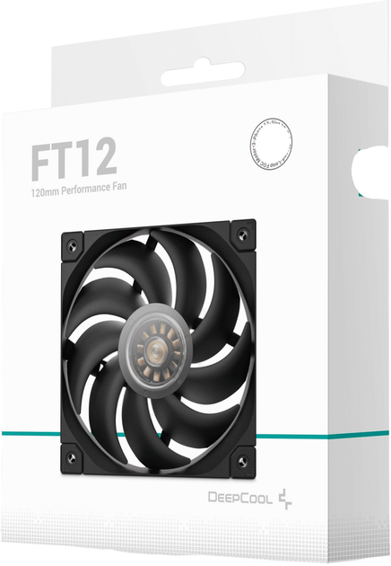 Wentylator DeepCool FT12 120 mm Black (R-FT12-BKWPN1-G) - obraz 6