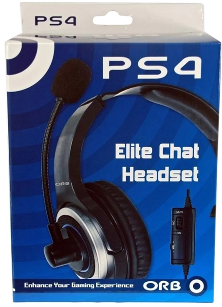 Słuchawka Orb Chat Headset for Playstation 4 Black (6942949009000) - obraz 9