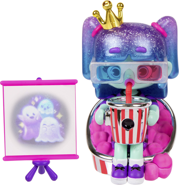 その他 FokQueenie MonsterMindToys BLACKPEARLS Фигурка XOX Kweenie Mystery Single Box Fearless Kweens