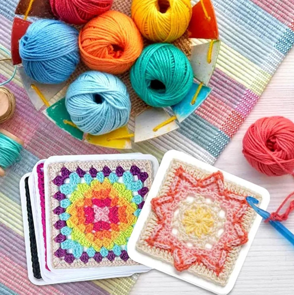 Схемы вязания крючком, узоры крючок схемы 50 шаблонов в технике Granny Square - изображение 8