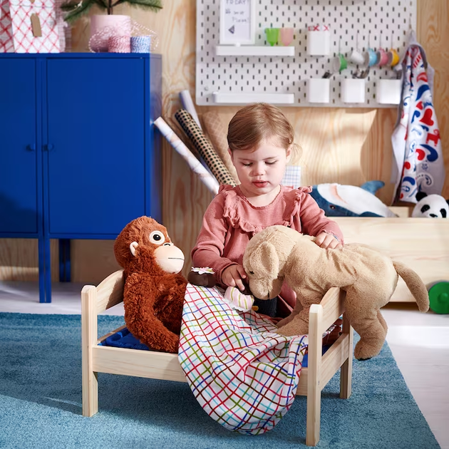 Мягкая игрушка DJUNGELSKOG IKEA 004.028.08 коричневый - изображение 4