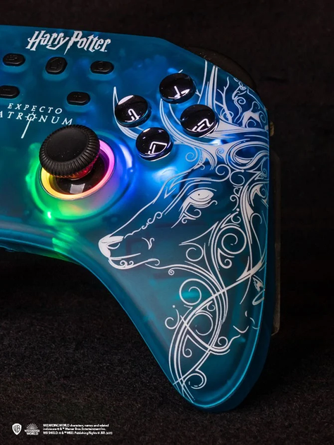 Kontroler Trade Invaders Nintendo Switch Harry Potter Expecto Patronum Blue (3760178626354) - obraz 6