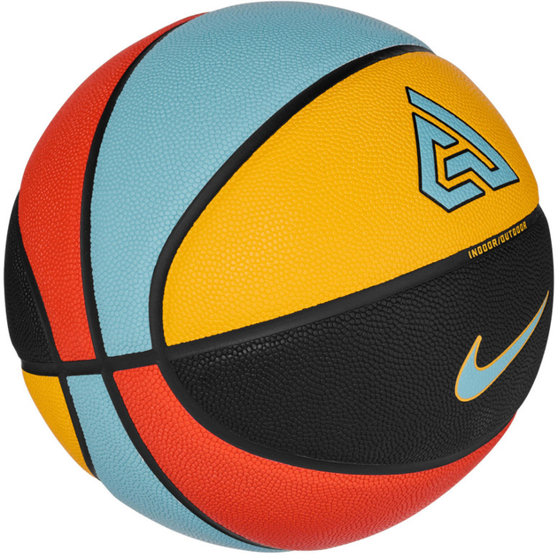 М'яч баскетбольний Nike ALL COURT 2.0 8P G ANTETOKOUNMPO DEFLATED чорний, жовтий, блакитний, червоний Уні 7 - N.100.4138.824.07 - Фото 2 М'яч баскетбольний Nike ALL COURT 2.0 8P G ANTETOKOUNMPO DEFLATED чорний, жовтий, блакитний, червоний Уні 7 - N.100.4138.824.07 - изображение 2