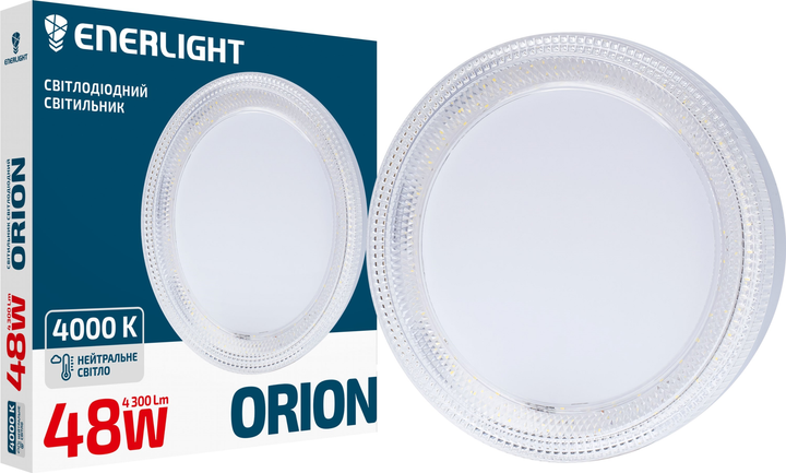 Светильник потолочный светодиодный ENERLIGHT ORION 48Вт 4000К - изображение 1