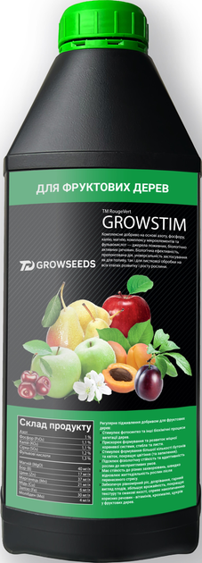 Удобрение Plantin Growstim Rougevert для фруктовых деревьев 1 л (ROZ6400221060) 