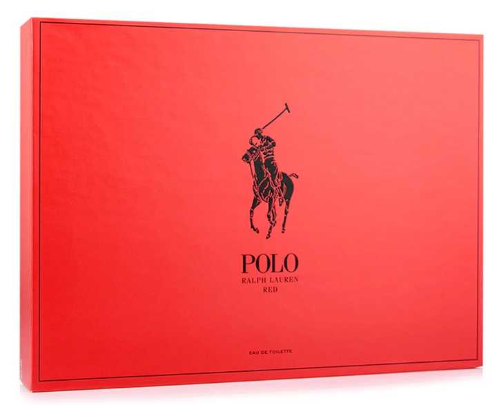 Подарунковий набір для чоловіків Ralph Lauren Polo Red Туалетна вода 125 мл + Туалетная вода 40 мл + Дезодорант 40 мл (3605972817730) - зображення 4