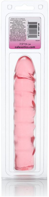 Нежный фаллоимитатор California Exotic Novelties Translucence Jr Dong 7.5 Inch Pink (02552000000000000) - изображение 12