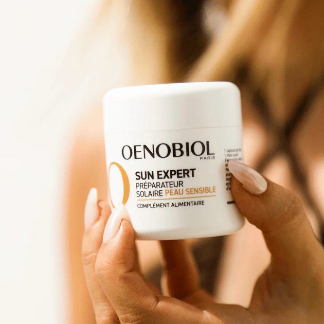 Suplement diety Oenobiol Sun Expert Protector Celular ochrona przeciwsłoneczna dla skóry wrażliwej 30 kapsułek (8713304956868) - obraz 5