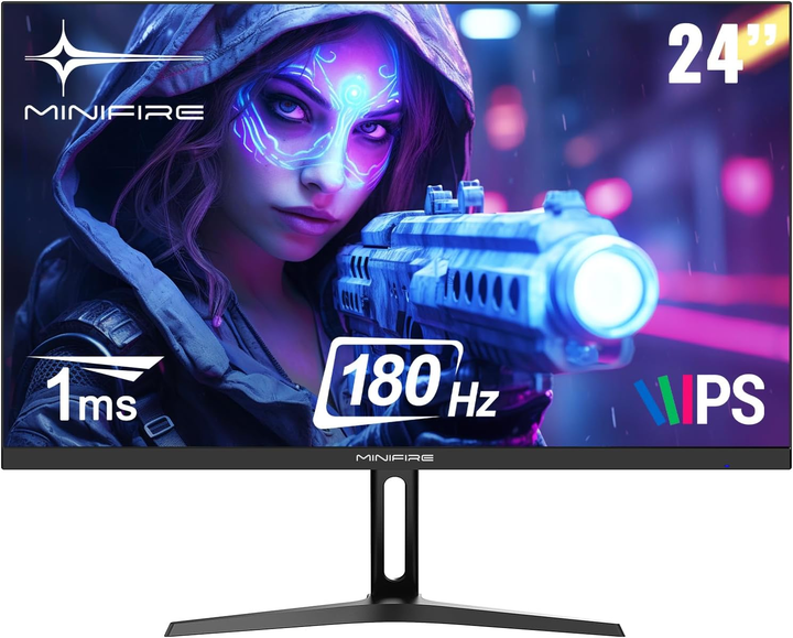 Minifire MFG24F4S 24” 180Hz Amazon.co.jp: Minifire MFG24F4S 24” Gaming Monitor with