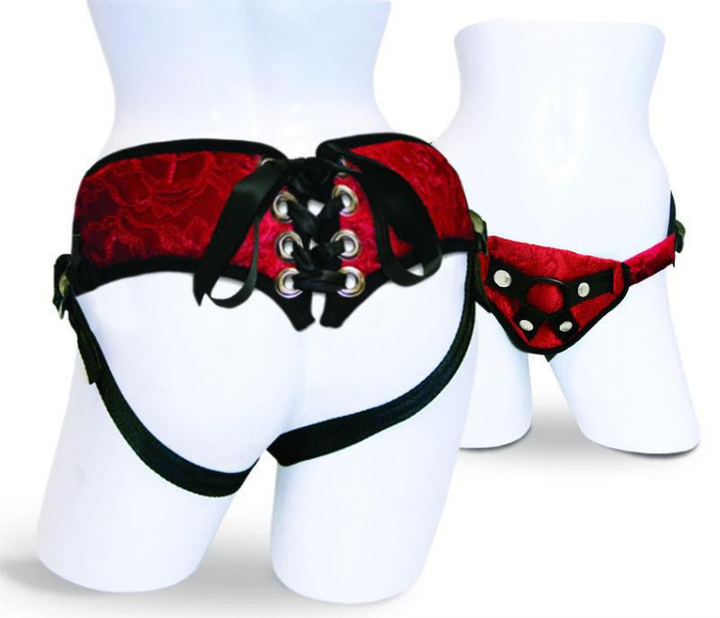 Трусы для страпона Red Lace Corsette Strap-On (17834000000000000) - изображение 5
