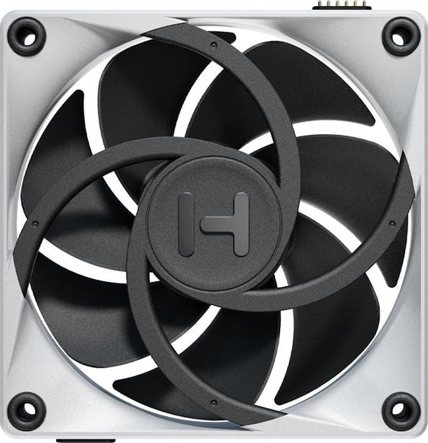 Вентилятор Hyte THICC FP12 Triple Fan 3 Pack Nexus Portal 120 mm Black/Grey (FAN-HYTE-FP12-BW-3) - зображення 4