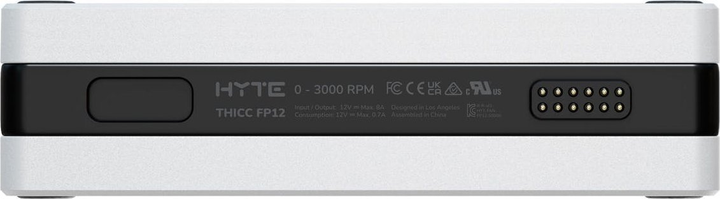 Вентилятор Hyte THICC FP12 Triple Fan 3 Pack Nexus Portal 120 mm Black/Grey (FAN-HYTE-FP12-BW-3) - зображення 8