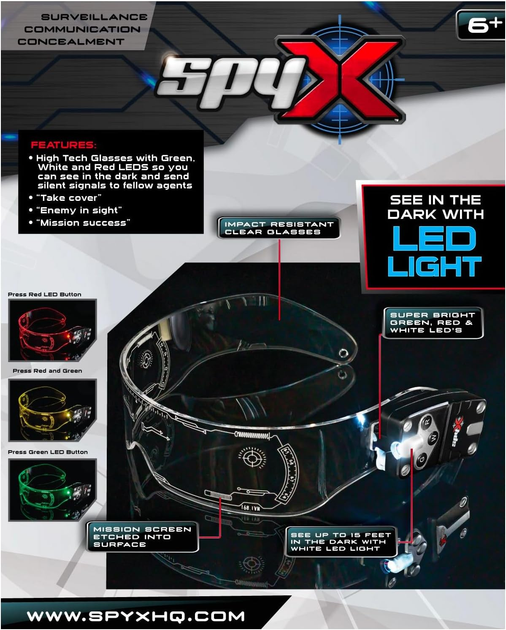 Окуляри шпигунські SpyX Night Ops 20286 (0840685105337) - зображення 4