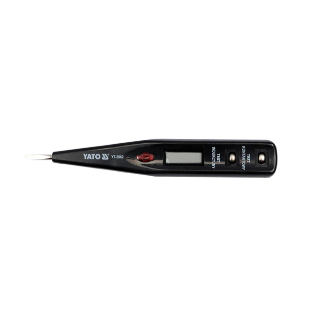 Індикатор напруги цифровий Yato YT-2862 LCD 12-250 В - Фото 1 Індикатор напруги цифровий Yato YT-2862 LCD 12-250 В - зображення 1