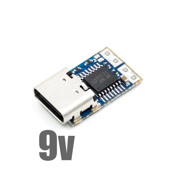 Модуль PD триггер 9в USB Type-C PD 2.0 3.0 для питания ноутбука роутера ip2721 - Фото 1 Модуль PD триггер 9в USB Type-C PD 2.0 3.0 для питания ноутбука роутера ip2721 - изображение 1