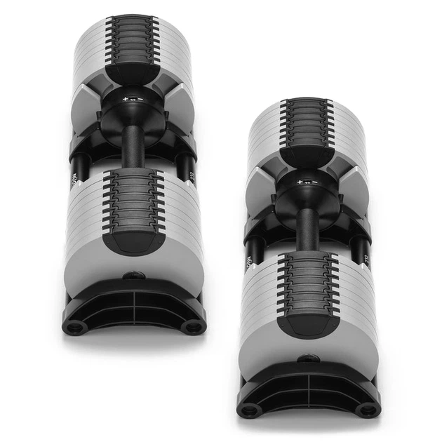 Гантели наборные NUO Nuobell 2-32 кг 2 шт Белые (NB232WHIBLA) - изображение 2