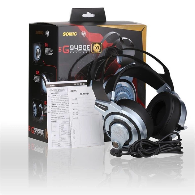 Навушники Somic G949DE Black/Silver - зображення 9