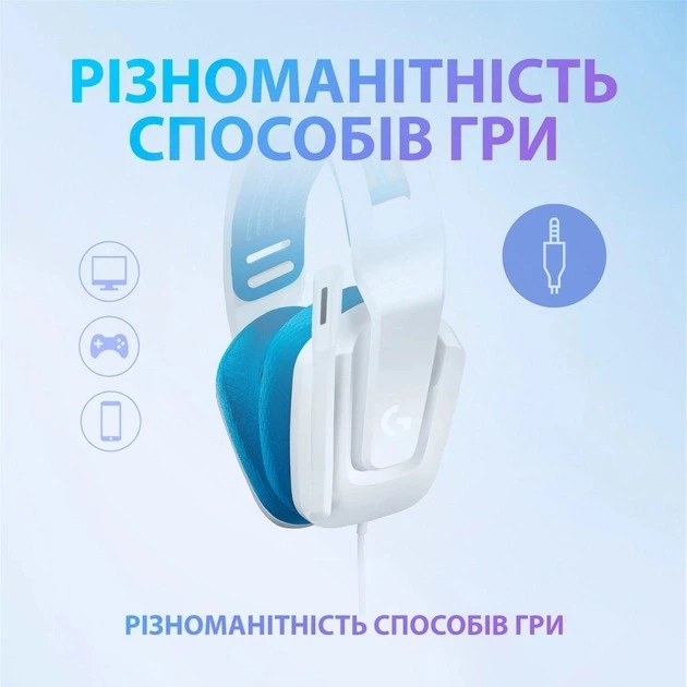 Гарнитура Logitech G335 White (981-001018) - изображение 9