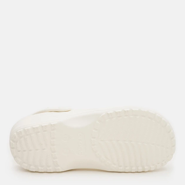 Жіночі крокси Crocs Classic Floral Cut Out Clog 210927-0WV 36-37 (M4/W6) Білі (198445117718) - зображення 7