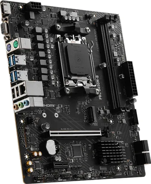 Мат. плата Материнська плата Socket_AM5 MSI PRO B650M-B (mATX, B650, 2x ...