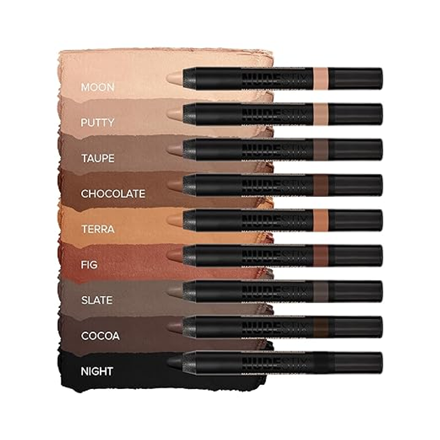 Тіні для повік Nudestix Magnetic Matte Chocolate в стіку 2.5 г (839174000956) - зображення 4