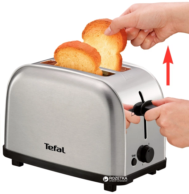 Тостер TEFAL Ultra Mini TT330D30 - Фото 3 Тостер TEFAL Ultra Mini TT330D30 - изображение 3